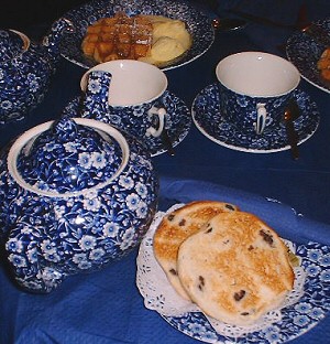 Classic English tea table.