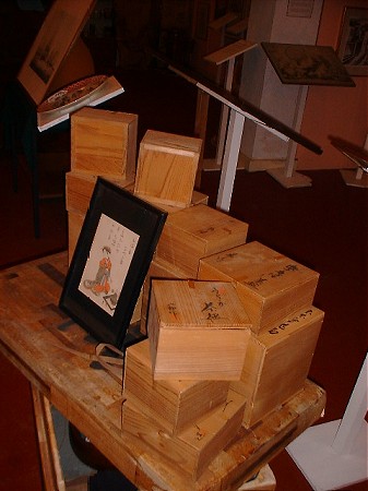 Японские деревянные коробки для чая