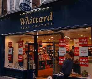 Магазин Whittard в Кембридже